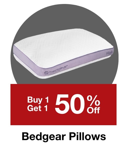 Buy one, Get one 50% off Bedgear Pillows